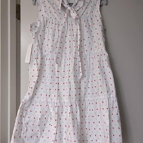 ModCloth Tiered Sleeveless Shift Dress XS - Picture 2 of 4